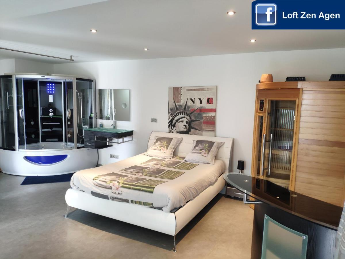 Loft Zen Spa Balneo Parking Gratuit Sauna Hammam Billard Αζάν Εξωτερικό φωτογραφία